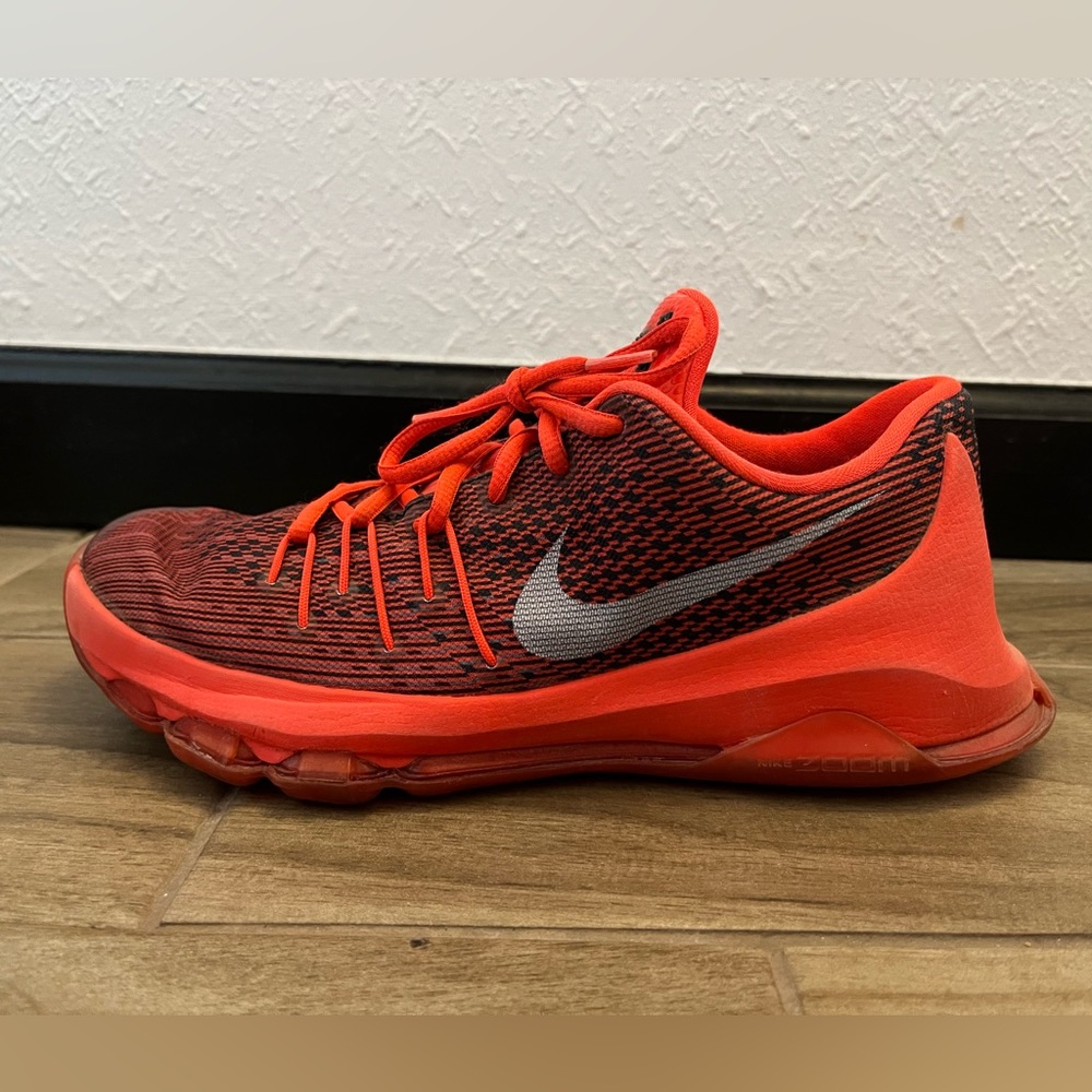Nike KD 8 GS 'BRIGHT CRIMSON. Size 7Y